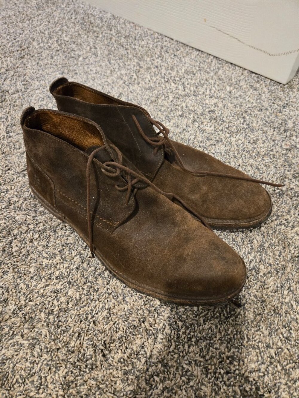 Frye Brown Suede Chukka Boots 12